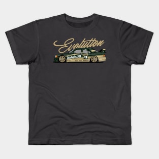 benz190 Evo II DTM Racing green Kids T-Shirt